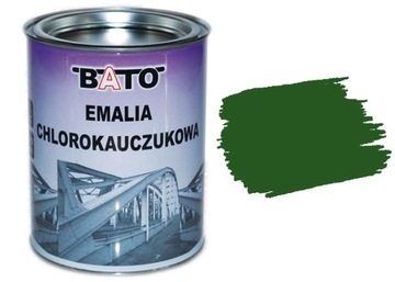 Emalia chlorokauczukowa ZIELONY RAL 6002 0,8 L