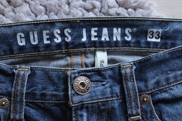 *GUESS MAN* SPODNIE JEANSY PROSTE_W33 L32