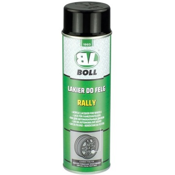 BOLL Lakier do felg w sprayu Czarny Połysk Rally 500ml