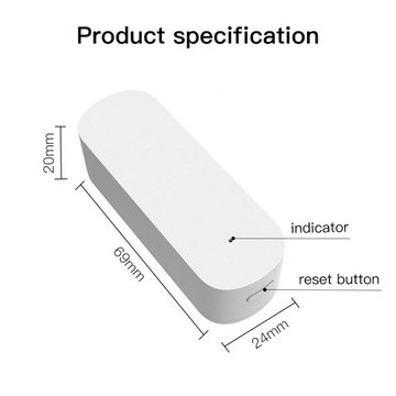 Обнаружение датчика вибрации MOES TUYA Zigbee