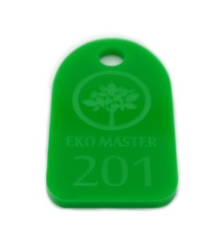 BRELOK breloki do kluczy pleksi plexi 3x5 cm 100