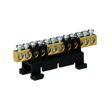 ZACISK LISTWA ZACISKOWA 12-TOROWA CZARNA 8108