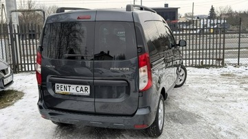 Dacia Dokker Mikrovan Facelifting 1.6 SCe 102KM 2018 Dacia Dokker 1.6MPi 102PS OPŁACONY Bezwypadkowy, zdjęcie 10