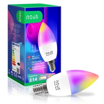 Żarówka inteligentna LED smart Nous E14 WiFi