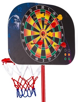 Игровой набор 2в1 Баскетбольный дартс Дартс 166см