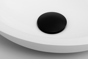 Комплект смесителя для умывальника с пробкой «клик-клак» БЕЗ ПЕРЕЛИВА, черный лофт