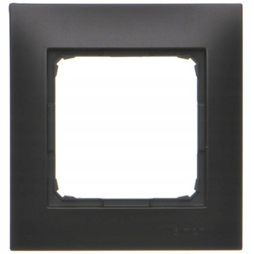 SIMON 54 Ramka pojedyncza 1-krotna czarny mat