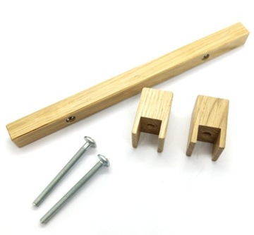 МЕБЕЛЬНАЯ РУЧКА ПЕРИЛА МАССИВ ДУБА L-160ММ