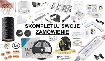 PANEL / PILOT NAŚCIENNY K1 DO LED MONO / CCT Z POKRĘTŁEM Mi-light / MIBOXER