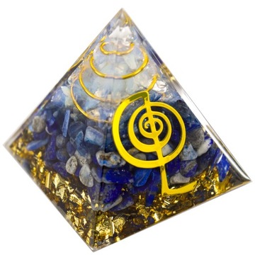 PIRAMIDKA ORGONIT SODALIT LAZURYT OPAL KRYSZTAŁ KLUCZ HARMONIA FENG SHUI 5