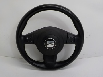 SEAT ALTEA LEON II TOLEDO III VOLANT KŮŽE MULTIFUNKCE AIRBAG