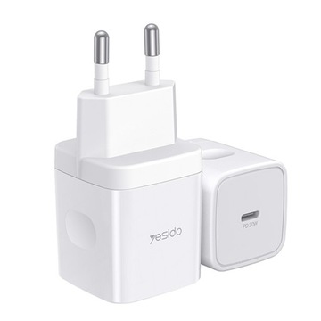 SZYBKA ŁADOWARKA SIECIOWA USB-C PD 20W QC 3.0