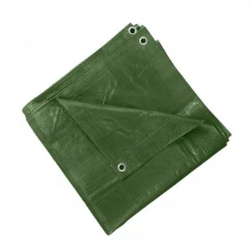 PLANDEKA GRUBA MOCNA PŁACHTA MROZOODPORNA 4X5 UV+ SAMOCHÓD WODOODPORNA