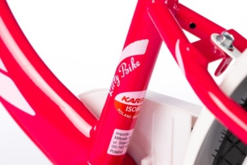 Велосипед для девочек Karbon Kitty 16 Розовый 2024 Basket Боковые подножки