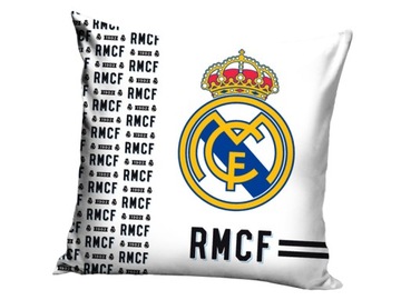 REAL MADRYT PODUSZKA JASIEK 40 x 40 CM HERB WHITE MIKROFIBRA