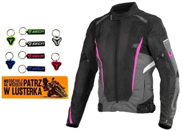 KURTKA MOTOCYKLOWA SECA AIRFLOW II LADY FUCHSIA M