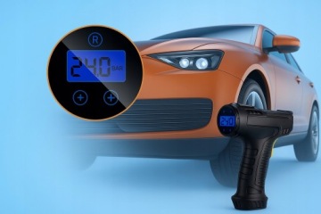 Беспроводной портативный перезаряжаемый велосипедный компрессор