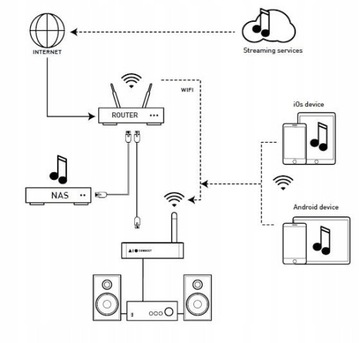 Плеер потоковой передачи Wi-Fi Triangle AIO C
