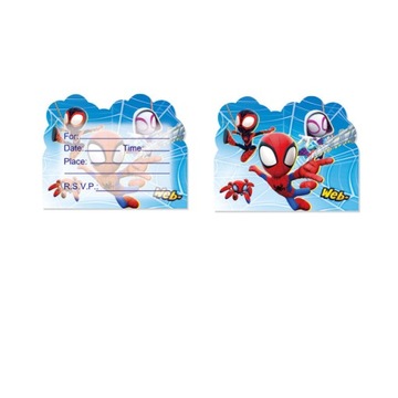 10 sztuk zaproszenia Spidey i jego niesamowici prz