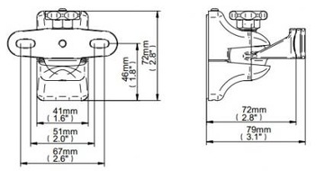 B-Tech BT332 (черный). Держатель динамика - 2 шт.