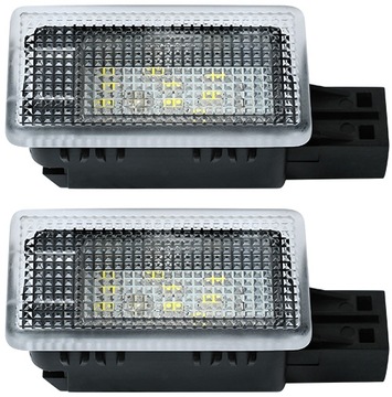 ZESTAW LAMPEK PODŚWIETLENIE LED WNĘTRZA BAGAŻNIKA SCHOWKA DRZWI VOLVO C70