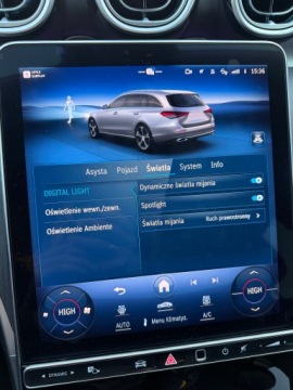 Mercedes Klasa C W206 2022 MERCEDES-BENZ C 200 4MATIC | AMG Premium | Polski Salon | FAKTURA VAT 23%, zdjęcie 36