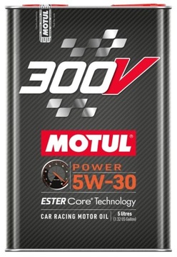 OLEJ MOTUL 5W30 5L 300V POWER / ESTER CORE TECHNOLOGY 5W30 300V POWER 5L