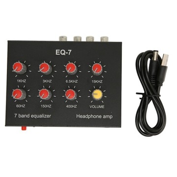 7-полосный эквалайзер RCA DC5V-12V