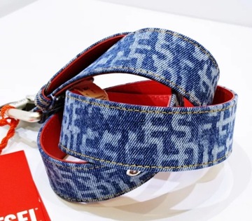 PASEK MĘSKI DENIM MONOGRAM DIESEL X09146-P2088-H8457 R.95