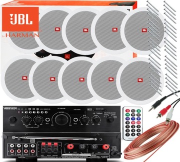 NAGŁOŚNIENIE JBL GŁOŚNIKI SUFITOWE BLUETOOTH USB