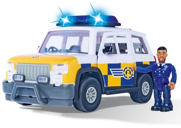 SIMBA Strażak Sam Jeep policyjny Z Figurką 19 CM