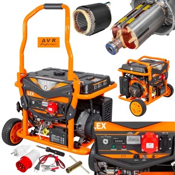 AGREGAT PRĄDOTWÓRCZY GENERATOR PRĄDU 230V 380V AVR
