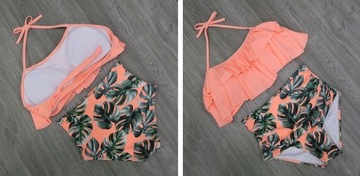 КУПАЛЬНИК БИКИНИ С ВЫСОКОЙ ПОСАДКОЙ PUSH UP BOHO XX