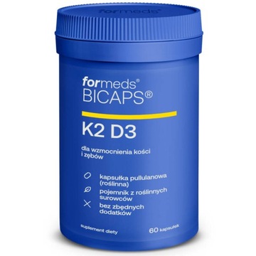 Witamina K2 MK-7 100 z natto D3 2000 IU ForMeds