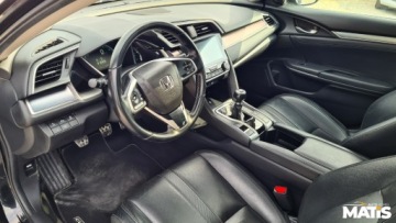 Honda Civic X Sedan 4d 1.5 VTEC Turbo 182KM 2017 Honda Civic 1.5T 183KM manual navi skora 2xPDC szyberadch 1 rej 2018R asys, zdjęcie 15