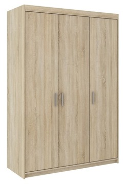 Szafa TRZYDRZWIOWA GARDEROBA EDEN SONOMA 4-Kolory