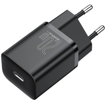 BASEUS SZYBKA ŁADOWARKA DO TELEFONU IPHONE ZASILACZ USB-C TYP-C QC 20W PD