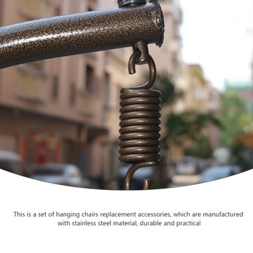 Пружинный крючок для садовых качелей.