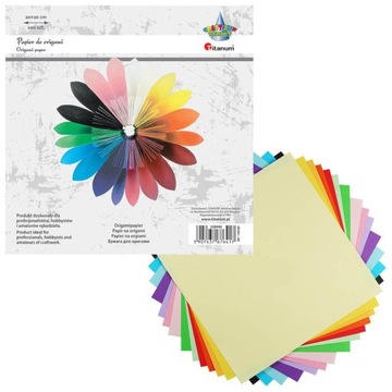 Papier origami, 100 arkuszy 20x20cm, CRAFT-FUN