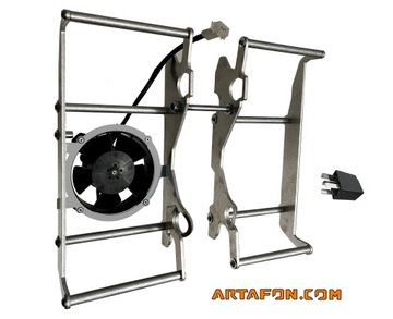 osłony chłodnic + wentylator KTM HUSQVARNA TPI EXC