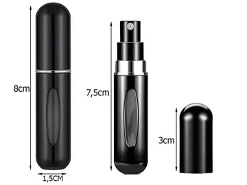 ATOMIZER PODRÓŻNY DO PERFUM FIOLKA NA 5ml BUTELKA NA PERFUMY