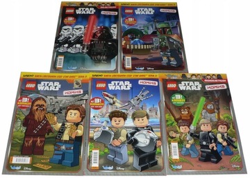 zestaw T- 5 komiksów LEGO STAR WARS GWIEZDNE WOJNY