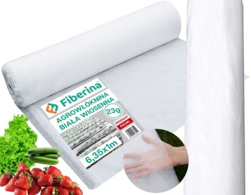 AGROWŁÓKNINA ściółkująca na METRY szeroka 6,35m 23g UV agro włóknina POLSKA