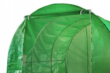 TUNEL FOLIOWY SZKLARNIA 18m² 3x6m zielony FOLIAK FOLIA OGRODOWY