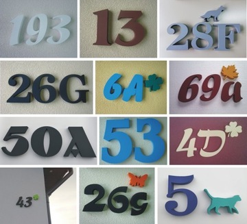 НОМЕР ДОМА цифра буквенная надпись 20см декор бесплатно!