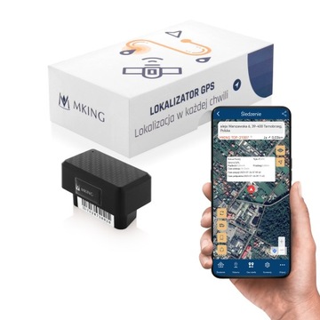 Lokalizator GPS GSM Pojazdu OBD ŚLEDZENIE WWW SMS