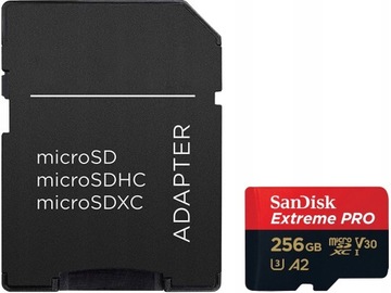 Карта microSD SanDisk Extreme Pro 256 ГБ