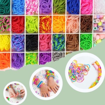 РЕЗИНЫ ДЛЯ ИЗГОТОВЛЕНИЯ БРАСЛЕТОВ МЕГА КРЕАТИВНЫЙ НАБОР РЕЗИНОВ XXL