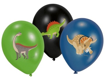 Balony Dinozaury, 6 szt