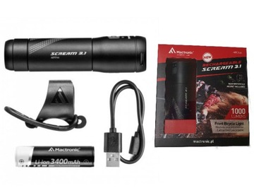 Mactronic Scream 3.1 Lampa Rowerowa Przód 1000 Lm